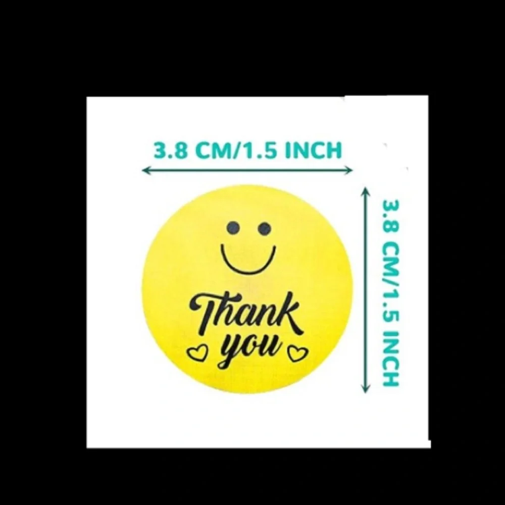 100 ~1.5” Thank You Boutique Stickers 🌟🆕🌟 2 For $15 (Bundle & Save)
